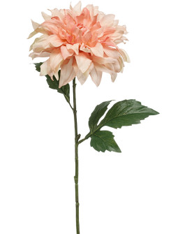 Искусственный цветок Dahlia Peach / Георгина H60cm