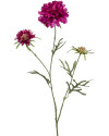 Искусственный цветок Scabiosa Purple / Скабиоза пурпурная H77cm NKoop EEG