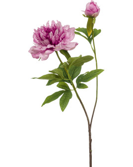 Искусственный цветок Peony Sarah Purple / Пион Сара Бернар H73cm