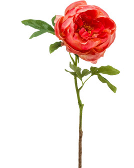 Искусственный цветок Peony Sarah Coral / Пион Сара Бернар H73cm