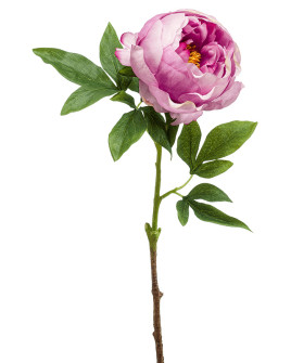Artificial flower Peony Purple H63cm