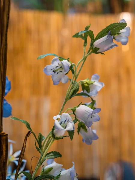 Artificial Flower Campanula Blue H88cm NKoop EEG
