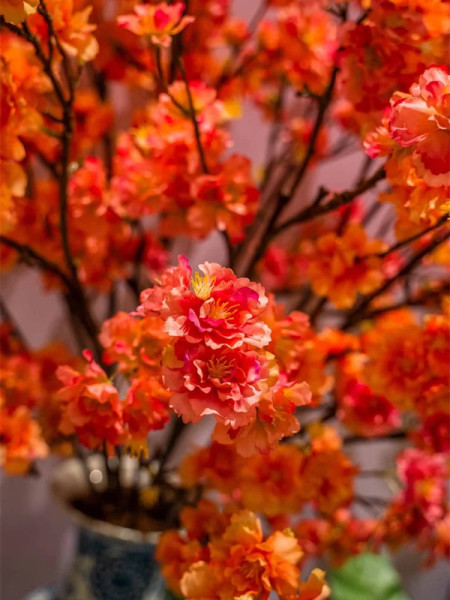Искусственное растение Cherry Blossom Hot Pink / Вишня ветка H120cm NKoop EEG