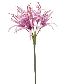 Artificial flower Nerine Purple H72cm