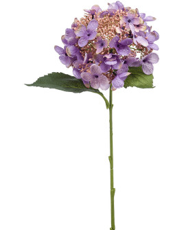 Искусственный цветок Hydrangea Violet / Гортензия H50cm