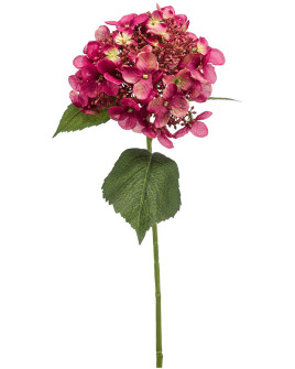 Искусственный цветок Hydrangea Fuchsia / Гортензия H50cm