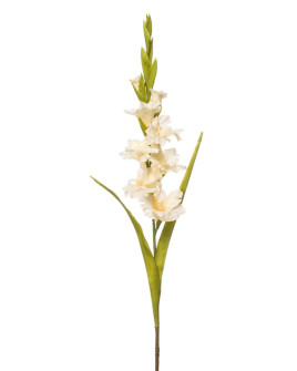 Artificial Flower Gladiolus Yellow H93cm