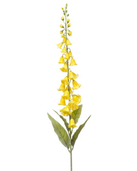 Artificial Flower Campanula Yellow H96cm
