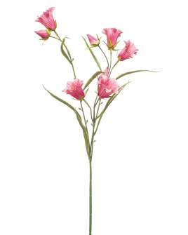 Artificial Flower Campanula Fuchsia H65cm