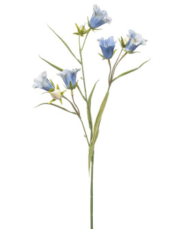 Artificial Flower Campanula Blue H65cm