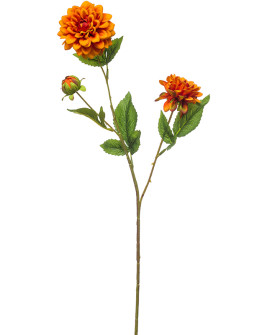 Искусственный цветок Dahlia Mini Orange / Георгина H68cm