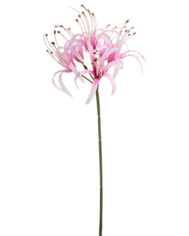 Artificial flower Nerine Pink H63cm
