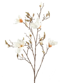 Искусственное растение Magnolia Cream / Магнолия ветка H105cm