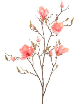 Искусственное растение Magnolia Pink / Магнолия ветка H105cm