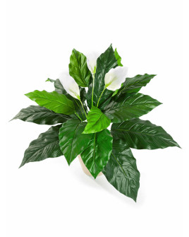 Artificial Plant Spathiphyllum Bush H71cm