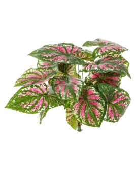 Искусственное растение Caladium Bush Pink / Каладиум H34cm