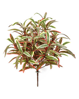 Искусственное растение Spider Green-Red Bush / Хлорофитум H40cm