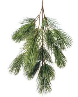 Artificial Plant Pinus Spray Branch H90cm
