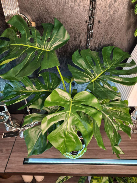 Искусственный куст филодендрона H75cm NKoop FW