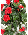 Искусственное растение Geranium Hanging Bush Red / Герань H66cm NKoop FW