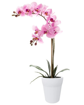 Artificial Plant Orchid Phalaenopsis Pink H65cm