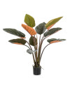 Искусственное растение Philodendron green-burgundy / Филодендрон H120cm NKoop EEG