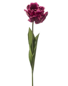 Artificial Plant Tulip Paris Purple H66cm