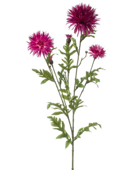 Искусственное растение Centaurea Fuchsia / Василёк ветка H100cm