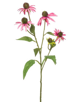 Artificial Plant Rudbeckia Pink Branch H73cm