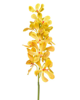 Artificial Plant Orchid Vanda Yellow H80cm