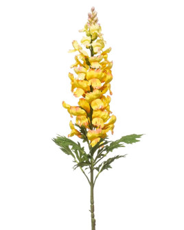 Artificial Plant Antirrhinum Yellow H92cm