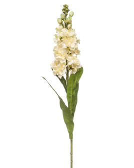 Artificial Plant Matthiola Cream H80cm