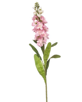 Artificial Plant Matthiola Pink H80cm