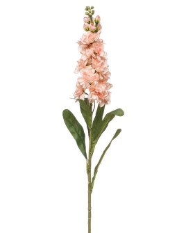 Artificial Plant Matthiola Peach H80cm