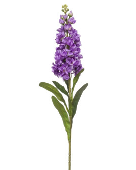 Artificial Plant Matthiola Violet H80cm
