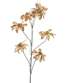 Artificial Plant Rudbeckia Gold Branch H90cm