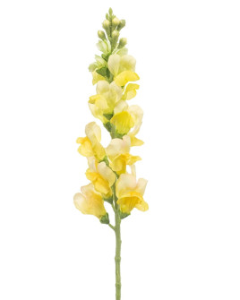 Artificial Plant Antirrhinum Yellow H78cm