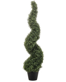 Искусственное растение Boxwood Spiral / Самшит спираль H120cm