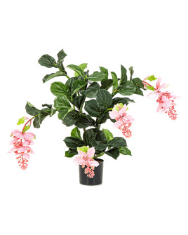 Artificial Plant Medinilla Bush Pink H78cm