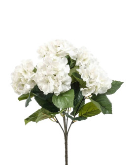 Искусственное растение Hydrangea Bush Cream / Гортензия H40cm