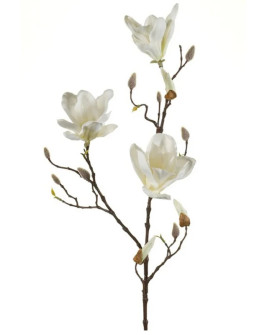 Искусственное растение Magnolia Cream / Магнолия ветка H90cm