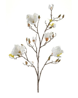 Искусственное растение Magnolia Cream / Магнолия ветка H105cm