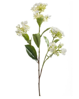 Искусственное растение Hydrangea Branch Cream / Гортензия ветка H75cm