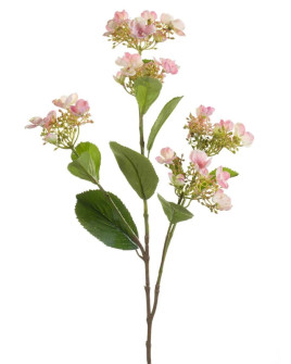 Искусственное растение Hydrangea Branch Pink / Гортензия ветка H75cm