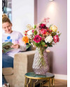Букет из искусственных цветов Flame Roses H78cm NKoop EEG