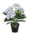 Artificial Plant Hydrangea Bush Light Blue H37cm NKoop EEG