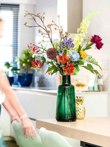 Artificial flower bouquet XL Flower Bomb H75cm NKoop EEG