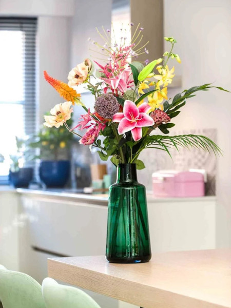 Artificial flower bouquet XL Colourful Rebel H105cm NKoop EEG