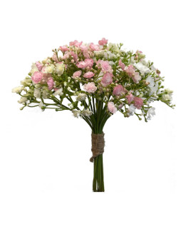 Искусственный букет Gypsophilia White-Pink / Гипсофила букет H23cm