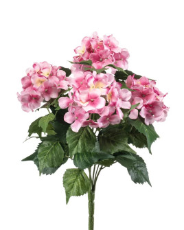 Искусственное растение Hydrangea Bush Pink / Гортензия H38cm